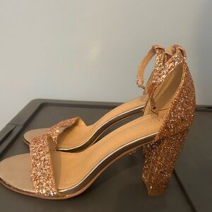 Glittery Gold Women's Heels